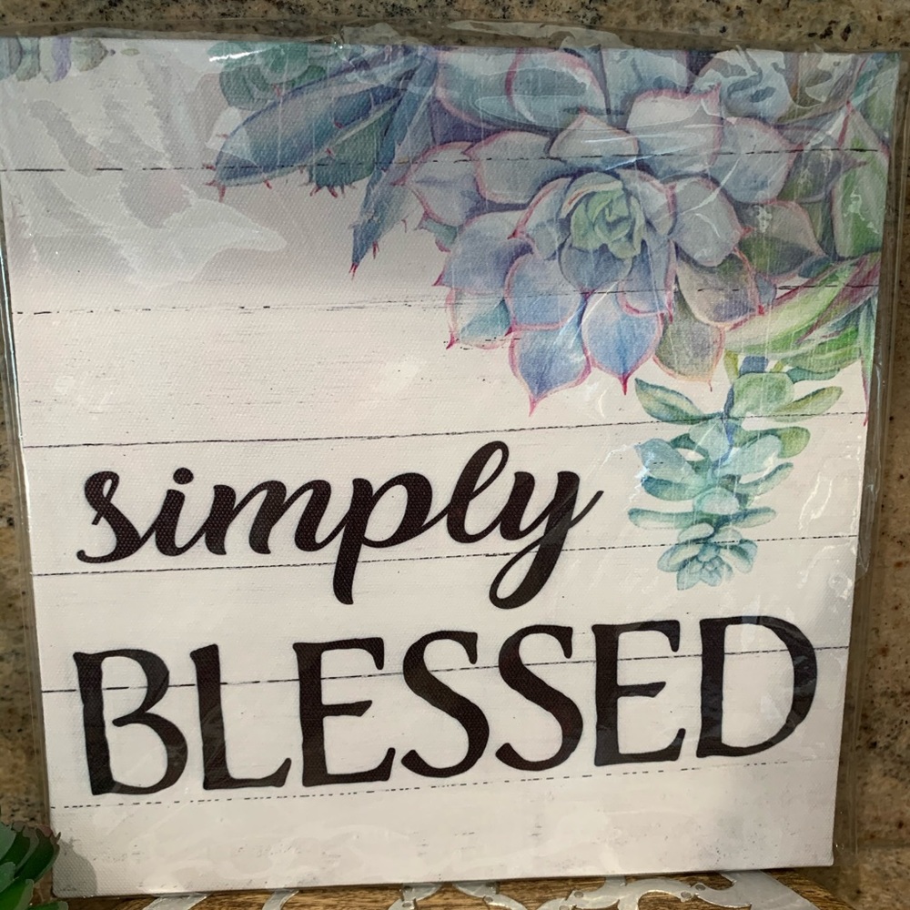Inspirational wall canvas art decor